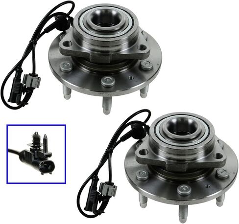 مجموعة محور العجلة الأمامية TRQ ومحمل اليسار واليمين لسيارة Chevy GMC Cadillac 4WD in Kuwait