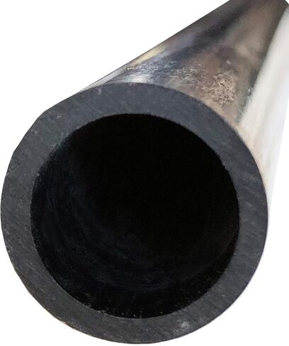 – CARBON FIBER TUBE - 6mm X 4mm x 1000mm – Pultruded Round Hollow Carbon Fiber rods Black matte finish - Pure carbon fibre hollow tube shafts - for RC planes-drones, boat DIY craft projects in Saudi Arabia