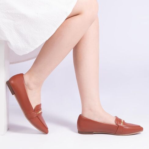 أحذية MUSSHOE المسطحة للنساء بمقدمة مدببة وأحذية مسطحة بدون كعب in Kuwait