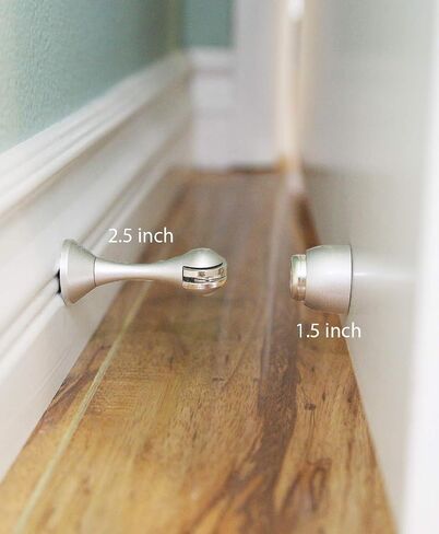 Magnetic Door Stop - Charcoal Black - 4pc Set in Kuwait