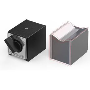 قاعدة مغناطيسية 12T، مناسبة لأضواء الآلة المغناطيسية، حامل المؤشر متري M8 X 1.25 فتحة مستغلة، 4.72 × 1.96 × 2.16 بوصة، قطعة واحدة in Kuwait