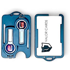 Newest 2023 Model RSA Token and ID Badge Holder - Smooth Finish and Nearly Indestructible Without RFID Blocker (Onyx Black)