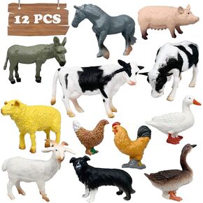 12 PCS التماثيل الحيوانية الحشرات الواقعية ، ألعاب حيوانات بلاستيكية متنوعة تم تعيينها لقواعد عيد الميلاد ، زخرفة الحديقة ، تفضل الحفلات ، مشروع مدرسة الأطفال