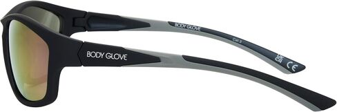 Body Glove Oceanic Wrap Sunglasses, Black, 62 mm in Saudi Arabia