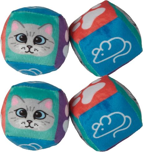 Caitec Presents Nala Cat Crinkle Bowties - Interactive Catnip Toy - Chase & Play, 6 Pack in Kuwait