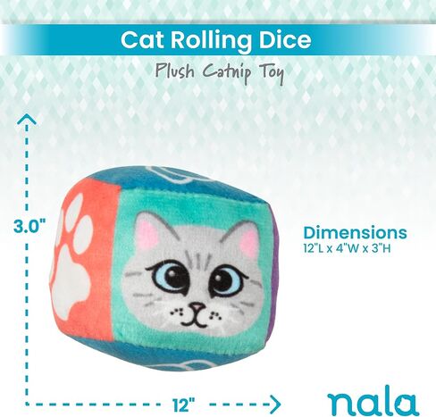 Caitec Presents Nala Cat Crinkle Bowties - Interactive Catnip Toy - Chase & Play, 6 Pack in Kuwait