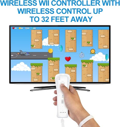 وحدات تحكم Crifeir Wii Remote وNunchuck مع ردود فعل اهتزاز، ومكبرات صوت مدمجة، وأغطية سيليكون، وأشرطة معصم - متوافقة مع وحدات تحكم Wii وWii U (BR) in Kuwait
