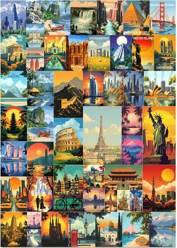 Animal Jigsaw Puzzles for Adults 1000 Pieces Nature Wildlife Scene with Elephants Lion Tiger Giraffes Flamingos Puzzle Family Challenging Funny Puzzle Perfect for Game Nights (27.5"X19.6") in Kuwait