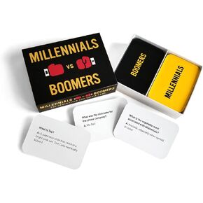 Millennials vs Zoomers | Trivia Card Game for Ages Where Smartest Generation Wins | More Than 200 Trivia Question Cards to Test Your Generational IQ (Millennials vs Zoomers)