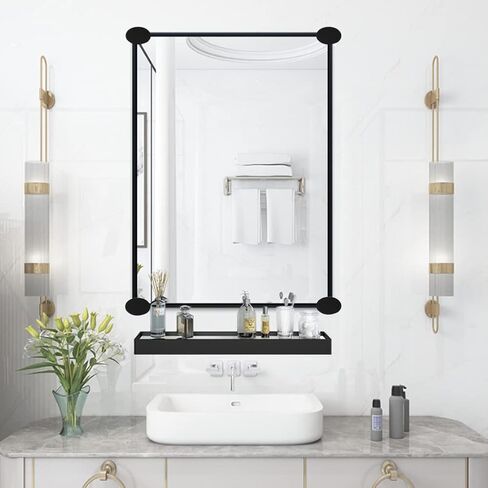 Round Shape Wall-Mounted Mirrors Bracket, Glass Clips Clamps Holder, Mirror Clips Glass Supports Fixings for 5-11mm Thick Mirror 4 Pieces in Kuwait