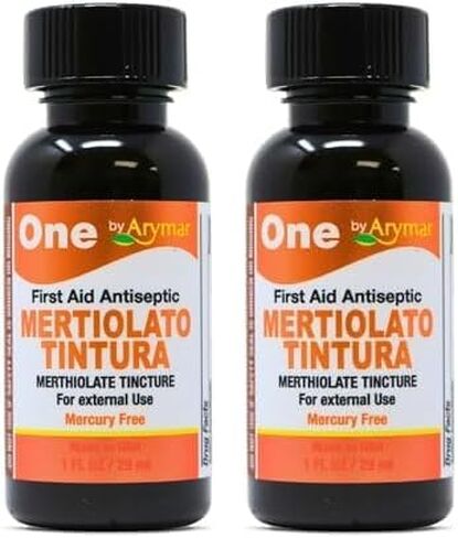Mertiolato Tintura - حل لطيف للجروح البسيطة والخدوش والحروق، 1 أونصة in Kuwait