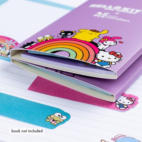 إكسسوارات مصمم Hello Kitty X Erin Condren - كتيب ملاحظات لاصق - 11 دفتر ملاحظات لاصق مع 50 ورقة لكل منها، إجمالي 550 مذكرة لاصقة قابلة لإعادة تعيين وضعها in Saudi Arabia