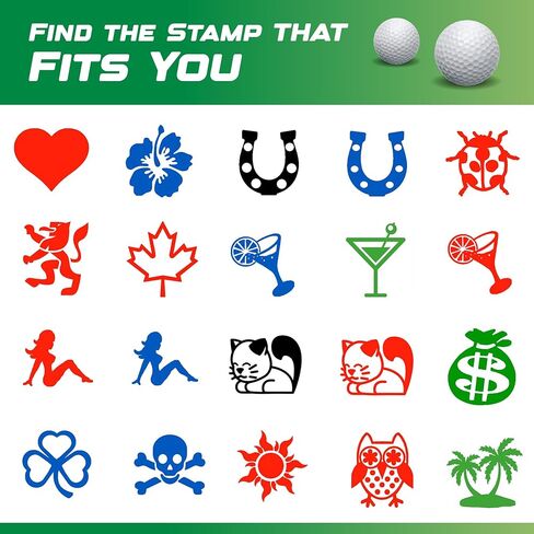 EZBallStamp Golf Ball Stamp Marker (Green Bag of Cash) in Kuwait