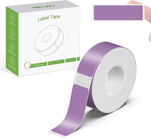 Nelko Genuine P21 Label Maker Tape, Adapted Label Print Paper, 14x40mm (0.55"x1.57"), Standard Laminated Labeling Replacement, Multipurpose of P21 Label Maker, 180 Tapes/Roll, 1 Roll, Army Green in Saudi Arabia