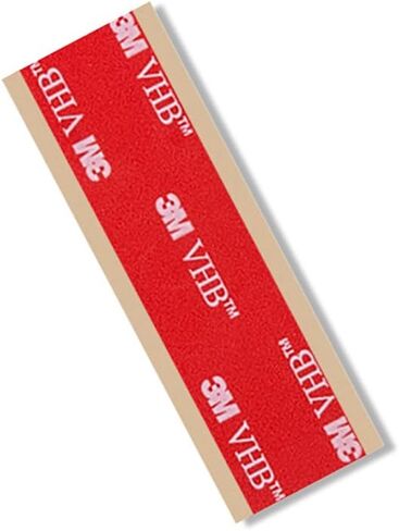 3M VHB Tape 5962 لفة شريط ربط دائم - 1.125 بوصة × 15 قدم. رغوة سوداء قابلة للتوافق مع لاصق أكريليك. in Kuwait