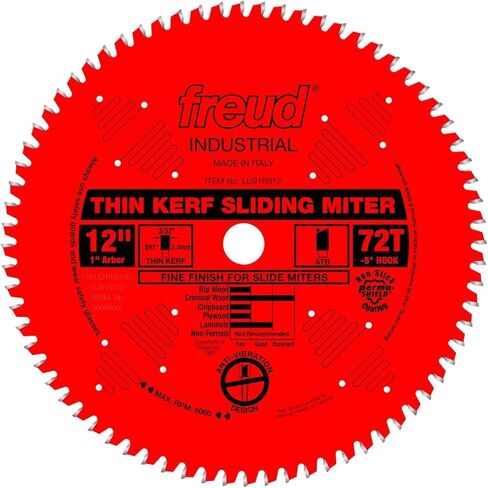 فرويد LU91R008 8-1/2 "ريشة منشارة رقيقة منحنية مجمع منزلق ميتر، متعدد، مقاس واحد in Kuwait