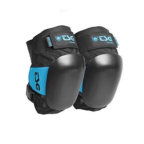 TSG Knee Pads Force III A, Skateboard, Hardshell, EVA and ACF Foam, Protective Gear, Crash Protection, Replaceable PE Cap, Tear Resistant Nylon, Certified, Open Back, Adults, Swiss, Black