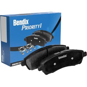 Bendix Priority 1 Ceramic Front Disc Brake Pad Set for Lexus NX200t 2017-2015, NX300h 2017-2015, RX350 2017-2010, RX450h 2017-2010, Toyota Highlander 2016-2008, Sienna 2017-2011 - (CFC1324)