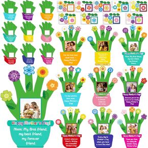 80UncleKimby 56packs Summer Craft for Kids – DIY Picture Frame Kit with Stickers for End of Year Party Favors, Beach Day, School Classroom Activities