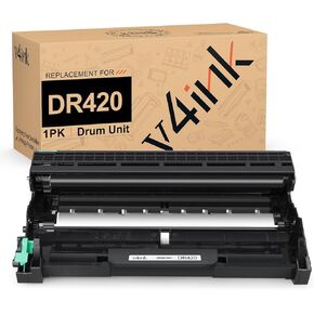 V4ink استبدال وحدة الأسطوانة المتوافقة مع Brother DR420 DR-420 لاستخدامها في HL-2130 HL-2135W HL-2230 HL-2240 HL-2240D MFC-7240 MFC-7360 MFC-7365DN Brother-Brinter 2940 2940 (Black ، 2 Pack) in Kuwait