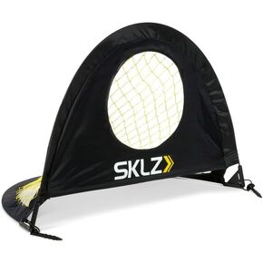 هدف كرة القدم المنبثق الدقيق 2 في 1 من SKLZ ومدرب الهدف 3 × 2 قدم (هدف منبثق دقيق)