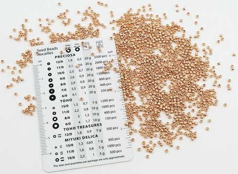 0.18oz Rocailles TOHO Seed Beads 15/0 (1.5 mm), Permanent Finish Galvanized Starlight (#pf557) in Kuwait