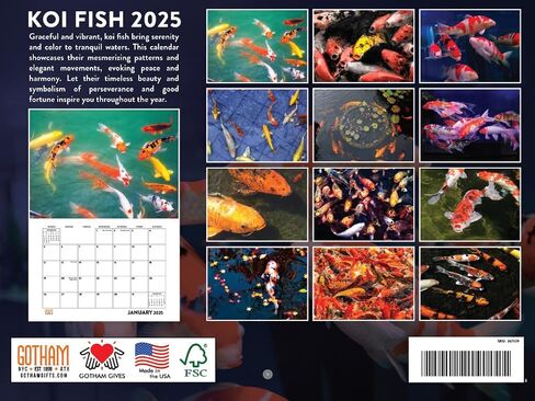 Penguin Calendar 2025 Monthly Wall Calender 12 Month | American Made In The USA in Kuwait