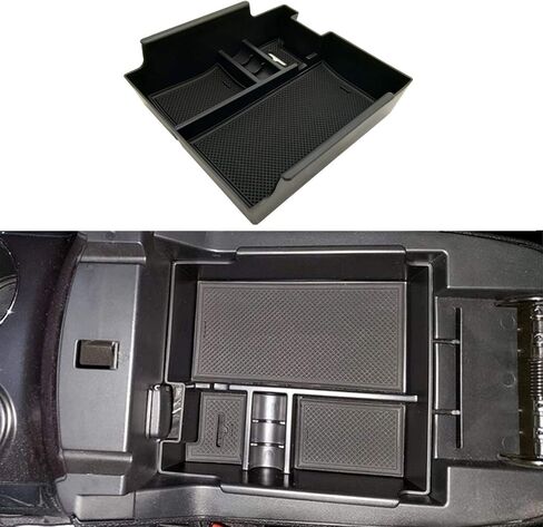 JOJOMARK Compatible with Ford Mustang Mach-E 2021 2022 2023 2024 Accessories Center Console Organizer Interior Storage Box Tray in Saudi Arabia