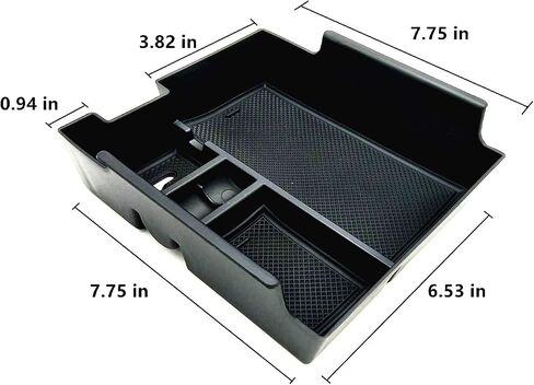 JOJOMARK Compatible with Ford Mustang Mach-E 2021 2022 2023 2024 Accessories Center Console Organizer Interior Storage Box Tray in Saudi Arabia