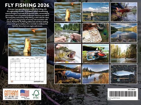 Elk Calendar 2025 Monthly Wall Calender 12 Month | American Made In The USA in Kuwait