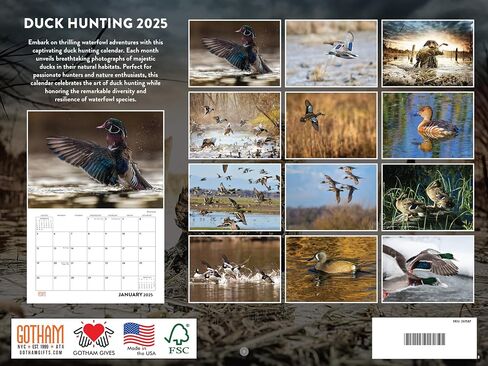 Elk Calendar 2025 Monthly Wall Calender 12 Month | American Made In The USA in Kuwait