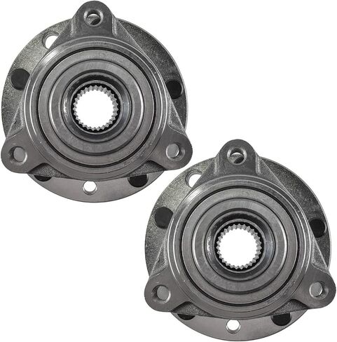 TRQ Front Wheel Hub & Bearing Left & Right Pair for Charger Magnum 300C AWD 4WD in Kuwait