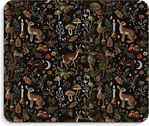Chinoiserie Floral Mouse Pad - الأزرق والأبيض من الخزف الأزهار ، وسادات الماوس Chinoiserie الأزرق ، ديكور Chinoiserie ، هدايا زميل في العمل ، هدايا للموظفين ، 9.5 × 8 بوصات in Kuwait