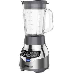 BLACK+DECKER PowerCrush Digital Blender with Quiet Technology, Stainless Steel, BL1300DG-T