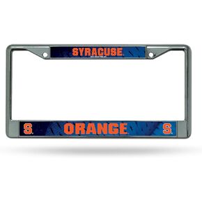 Rico Industries NCAA Unisex-Adult Standard Chrome License Plate Frame