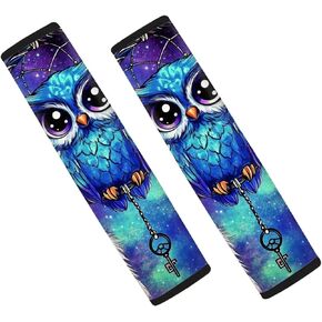 Funky Pineapple Seat Belt Covers Womens Auto Interior Car Accessories Seatbelt Shoulder Pads Soft Neoprene Material Comfort Travel Stress Reduce Backpack Shoulder Strap Cushion Cover 2PC in Kuwait