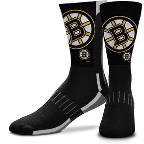 For Bare Feet Youth NHL Zoom Curve Team Crew Socks - Poly Spandex Blend - high-performance - superior comfort