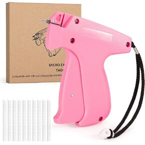 Stitch Gun for Clothes - Stitchy Quick Clothing Fixer with 1200 Clear Micro Gun Fasteners - Handheld Mini Stitch Gun for Hemming, Patching, and Sewing - Portable Sewing Gun