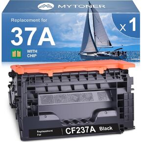 MYTONER Compatible Toner Cartridge Replacement for HP 37A CF237A for Laserjet Enterprise M607 M607n M607dn M608 M608n M608dn M608x M609 M609dn, MFP M631 M632 M633 Printer (Black)