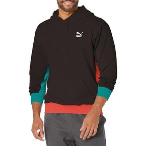 PUMA Men's Big and Tall Power Colorblock Fleece Hoodie