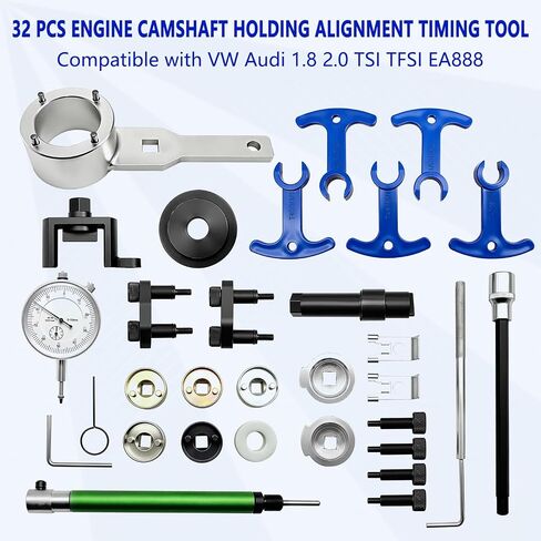أداة توقيت قفل عمود الحدبات للمحرك ZKTOOL متوافقة مع VW VAG Audi 1.8 2.0 TSI TFSI(2006-2018) محرك EA888، T10352 T40196 T40271 T10368 إلخ. in Kuwait