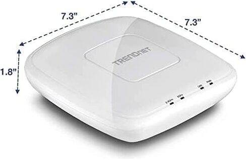 TRENDnet AX1800 ثنائي النطاق واي فاي 6 PoE+ نقطة وصول، 1201 ميجابت في الثانية واي فاي AX + 576 ميجابت في الثانية واي فاي N، MU-MIMO، OFDMA، 1024 QAM، WDS، جسر العميل، جسر WDS، AP، محطة WDS، أبيض، TEW-921DAP in Kuwait