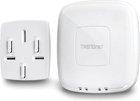 TRENDnet AX1800 ثنائي النطاق واي فاي 6 PoE+ نقطة وصول، 1201 ميجابت في الثانية واي فاي AX + 576 ميجابت في الثانية واي فاي N، MU-MIMO، OFDMA، 1024 QAM، WDS، جسر العميل، جسر WDS، AP، محطة WDS، أبيض، TEW-921DAP in Kuwait