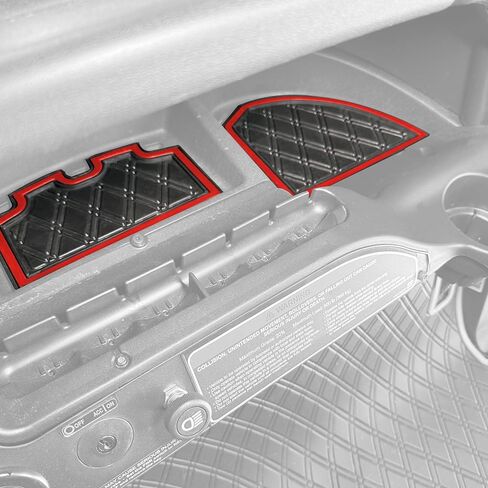Xtreme Mats Dash Mats and Golf Cart Cubby Inserts for Club Car Precedent/Onward - BLACK Trim - Surface Protection for Golf Car Dash Areas in Saudi Arabia