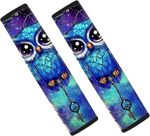 Funky Pineapple Seat Belt Covers Womens Auto Interior Car Accessories Seatbelt Shoulder Pads Soft Neoprene Material Comfort Travel Stress Reduce Backpack Shoulder Strap Cushion Cover 2PC in Kuwait