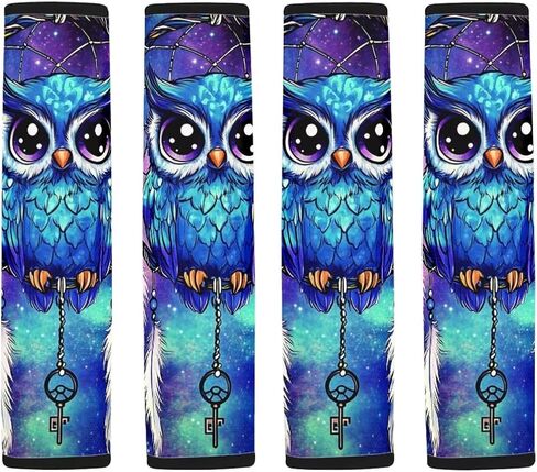 Funky Pineapple Seat Belt Covers Womens Auto Interior Car Accessories Seatbelt Shoulder Pads Soft Neoprene Material Comfort Travel Stress Reduce Backpack Shoulder Strap Cushion Cover 2PC in Kuwait