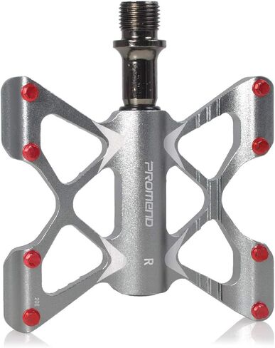 ThinkTop Bike Pedals 3 Bearing Road Mountain Bike Platform Pedals Flat Sealed Lubricate Bearing Axle 9/16 Inch for BMX MTB in Kuwait