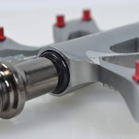 ThinkTop Bike Pedals 3 Bearing Road Mountain Bike Platform Pedals Flat Sealed Lubricate Bearing Axle 9/16 Inch for BMX MTB in Kuwait