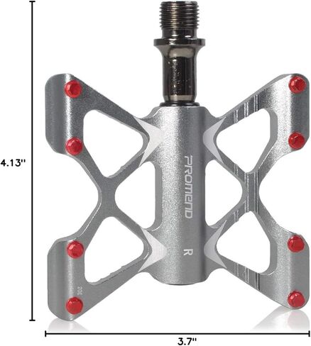 ThinkTop Bike Pedals 3 Bearing Road Mountain Bike Platform Pedals Flat Sealed Lubricate Bearing Axle 9/16 Inch for BMX MTB in Kuwait