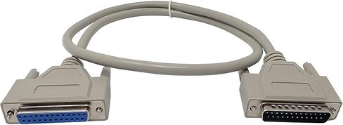 100 Foot DB25 25 Pin Serial Port Cable Male/Female RS232 in Saudi Arabia